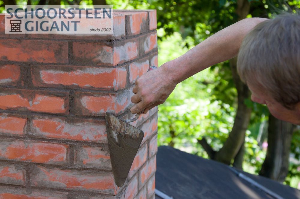 Schoorsteen-gigant - metselwerk Schoorsteen-gigant - metselwerk